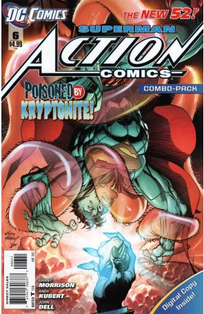 Action Comics (2nd Series) 6C published by DC with cover art by Andy Kubert