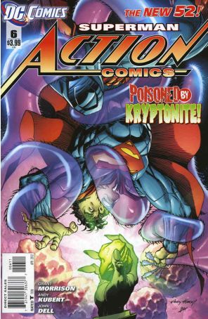 Action Comics (2nd Series) 6 published by DC with cover art by Andy Kubert