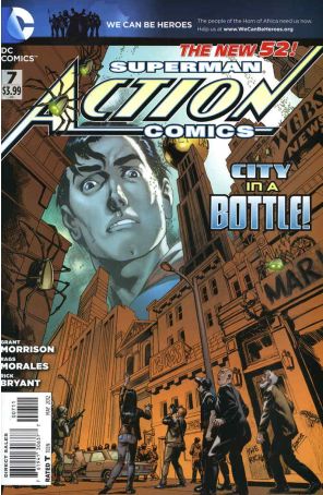 Action Comics (2nd Series) 7 published by DC with cover art by Rags Morales