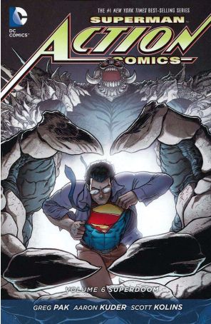 Action Comics (2nd Series) TPB HC 6 published by DC with cover art by Aaron Kuder