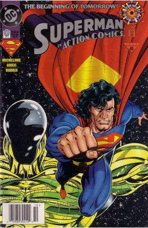 Action Comics 0 (Newsstand) published by DC with cover art by Butch Guice