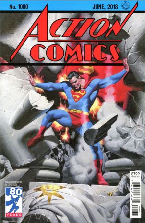 Action Comics 1000C published by DC with cover art by Steve Rude