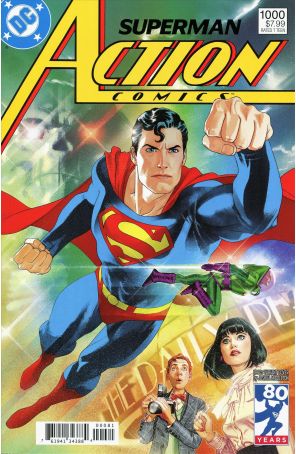 Action Comics 1000H published by DC with cover art by Joshua Middleton