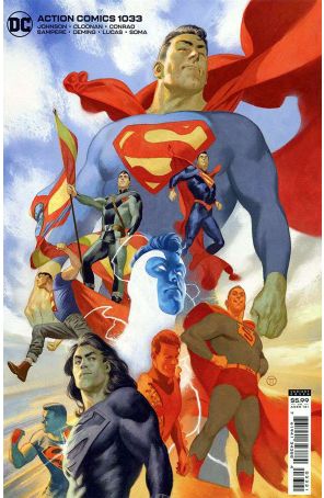 Action Comics 1033A published by DC with cover art by Julian Totino Tedesco
