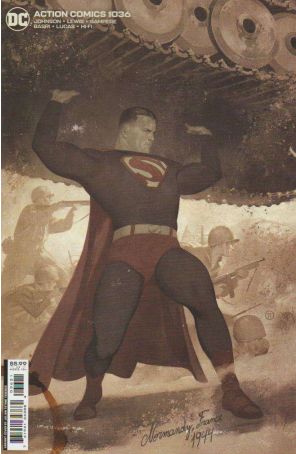 Action Comics 1036A published by DC with cover art by Julian Totino Tedesco