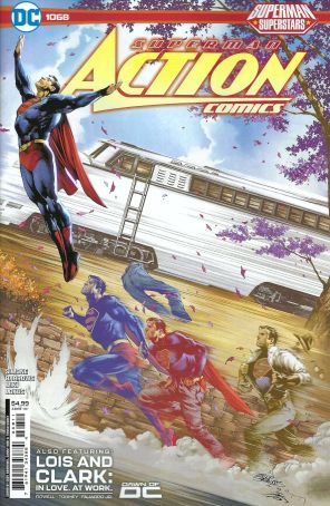 Action Comics 1068A published by DC with cover art by Eddy Barrows and Danny Miki