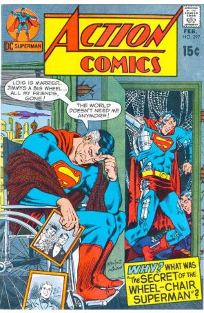 Action Comics 397 published by DC with cover art by Carmine Infantino