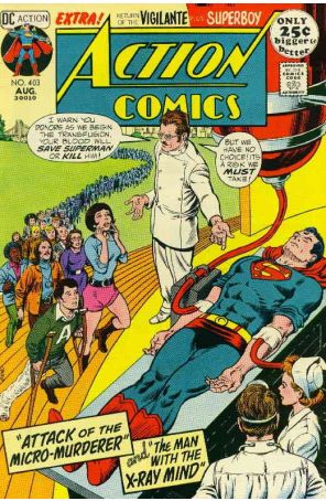 Action Comics 403 published by DC with cover art by Carmine Infantino