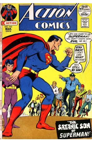 Action Comics 410 published by DC with cover art by Nick Cardy