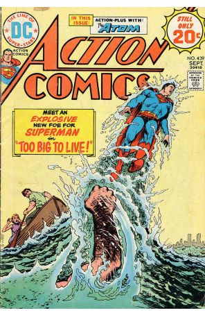 Action Comics 439 published by DC with cover art by Nick Cardy