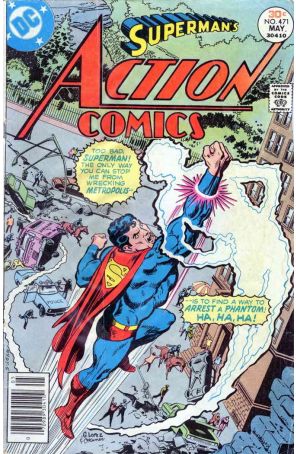 Action Comics 471 published by DC with cover art by José Luis Garcia-Lopéz