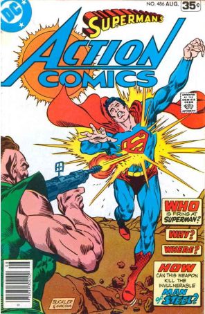 Action Comics 486 published by DC with cover art by Rich Buckler