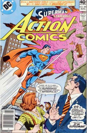 Action Comics 498 published by DC with cover art by Ross Andru