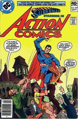 Action Comics 499 published by DC with cover art by Ross Andru