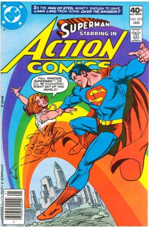 Action Comics 503 published by DC with cover art by Ross Andru