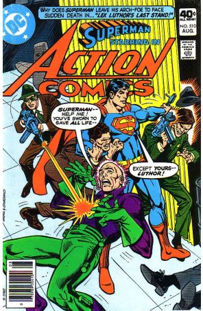 Action Comics 510 published by DC with cover art by Ross Andru