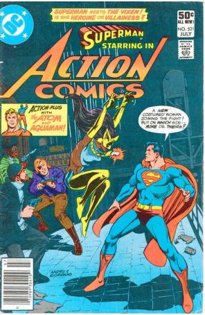 Action Comics 521 (Newsstand) published by DC with cover art by Ross Andru