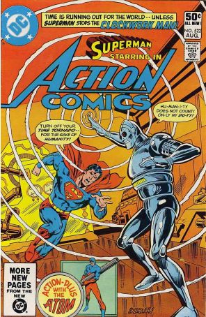Action Comics 522 published by DC with cover art by Rich Buckler