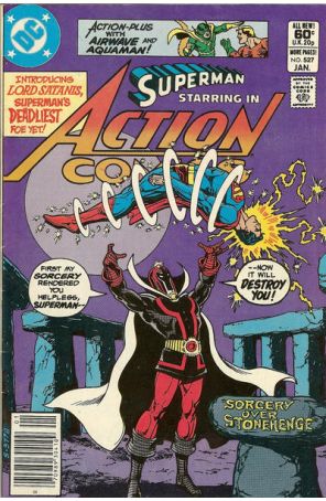 Action Comics 527 (Newsstand) published by DC with cover art by Ross Andru