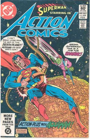 Action Comics 528 published by DC with cover art by Rich Buckler