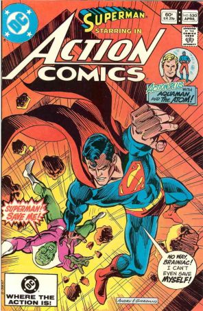 Action Comics 530 published by DC with cover art by Ross Andru