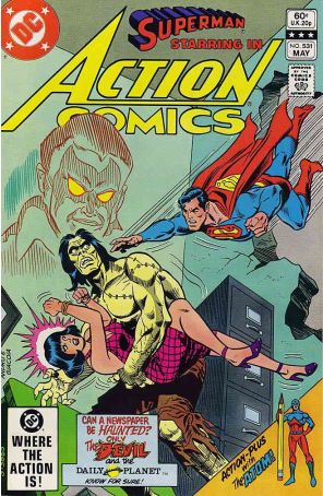 Action Comics 531 published by DC with cover art by Ross Andru