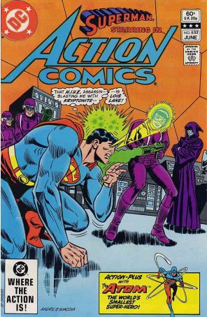 Action Comics 532 published by DC with cover art by Ross Andru