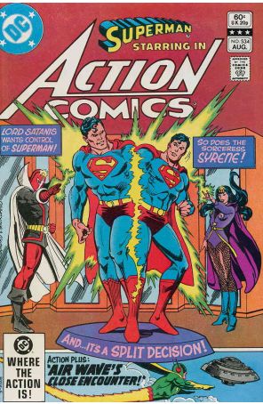 Action Comics 534 published by DC with cover art by Ross Andru