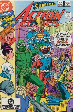 Action Comics 536 published by DC with cover art by Rich Buckler