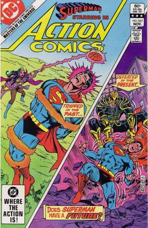 Action Comics 537 published by DC with cover art by Rich Buckler