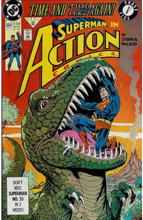 Action Comics 664 published by DC with cover art by Kerry Gammill