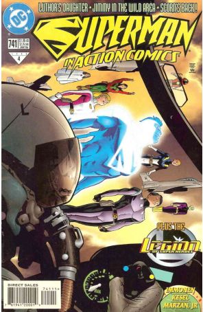 Action Comics 741 published by DC with cover art by Stuart Immonen
