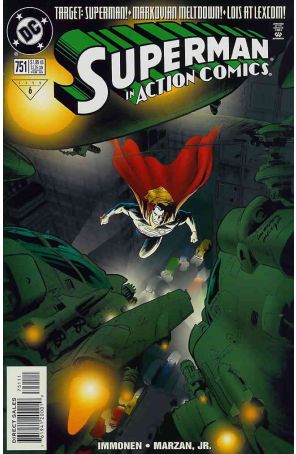 Action Comics 751 published by DC with cover art by Stuart Immonen