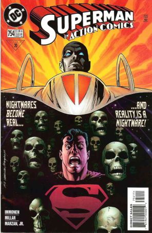 Action Comics 754 published by DC with cover art by Stuart Immonen
