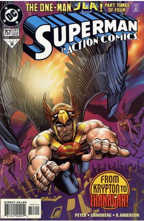 Action Comics 757 published by DC with cover art by Walt Simonson