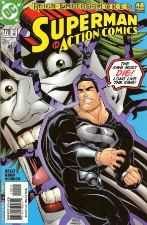 Action Comics 770 published by DC with cover art by Kano
