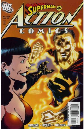 Action Comics 828 published by DC with cover art by John Byrne