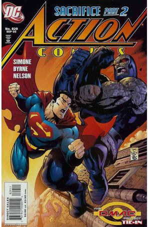 Action Comics 829 published by DC with cover art by Tony Daniel