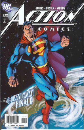 Action Comics 840 published by DC with cover art by Terry Dodson