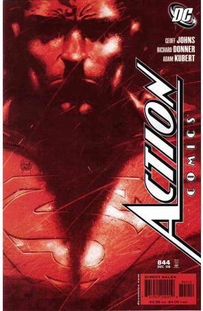 Action Comics 844 (2nd) published by DC with cover art by Adam Kubert
