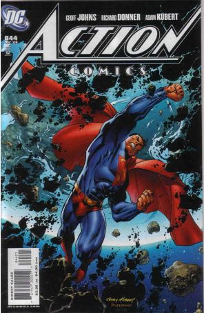 Action Comics 844A published by DC with cover art by Andy Kubert