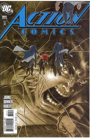 Action Comics 851 published by DC with cover art by Adam Kubert