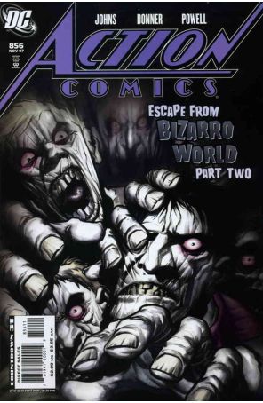 Action Comics 856 published by DC with cover art by Eric Powell