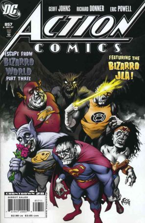 Action Comics 857 published by DC with cover art by Eric Powell