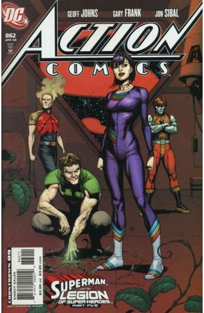 Action Comics 862 published by DC with cover art by Gary Frank
