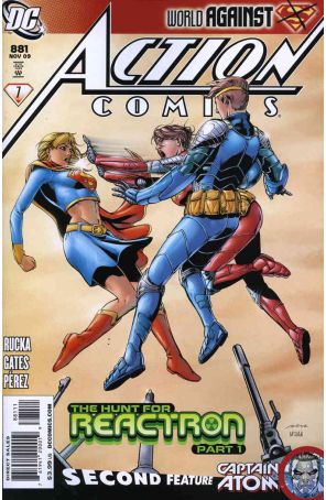 Action Comics 881 published by DC with cover art by Cafu