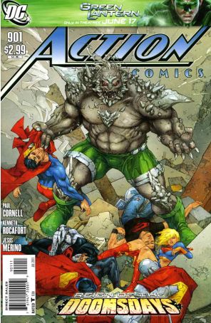 Action Comics 901 published by DC with cover art by Kenneth Rocafort
