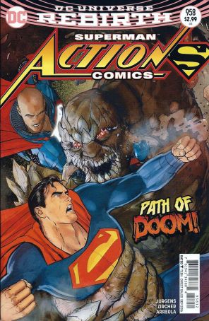 Action Comics 958 (2nd) published by DC with cover art by Mikel Janin