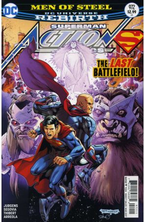 Action Comics 972 published by DC with cover art by Art Thibert