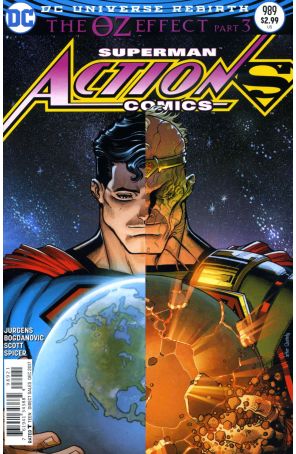 Action Comics 989A published by DC with cover art by Neil Edwards